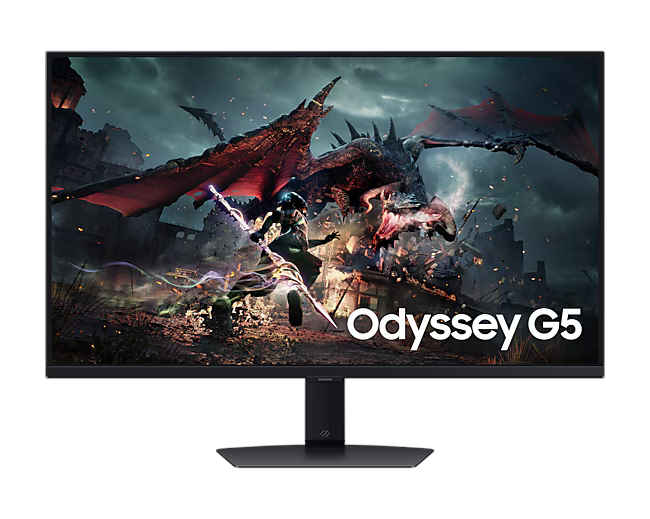 Samsung Odyssey 32",QHD,1ms,IPS,180Hz,Flat Gaming Monitor - LS32DG502EMXUE