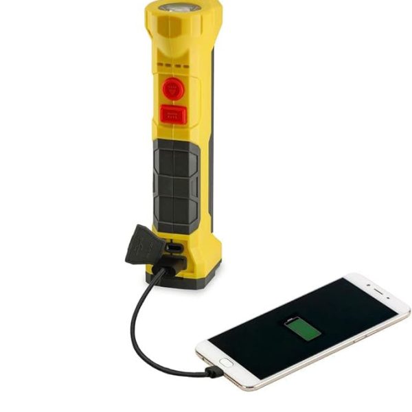 Shell SF126 LED Rechargeable Work Light/Flashlight with 5000 mAh Power Bank