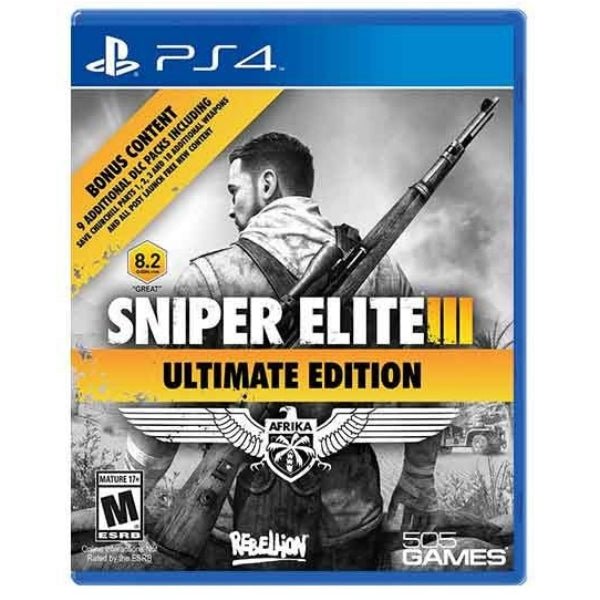 Sniper Elite III For PlayStation 4 Ultimate Edition "Region 1"
