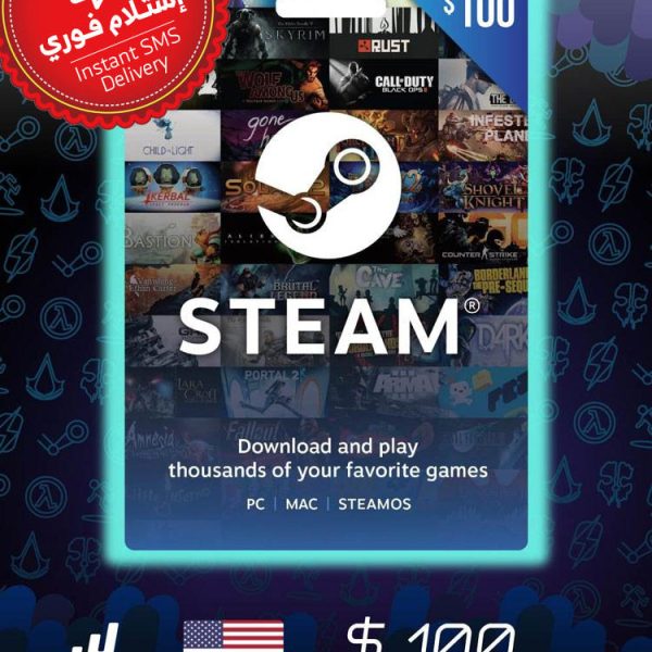 Steam Gift Card $100 App Store (Instant SMS Delivery)