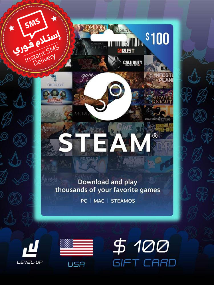 Steam Gift Card $100 App Store (Instant SMS Delivery)