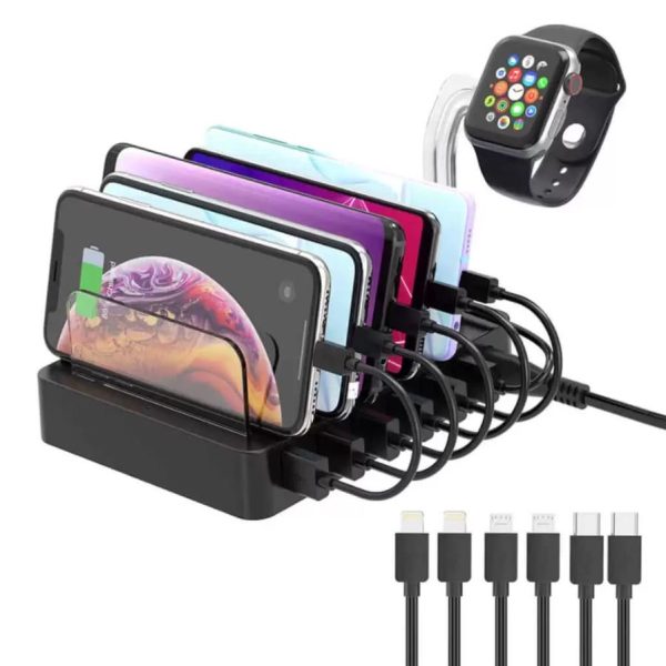 Techsouk 6 port USB A Charging Station
