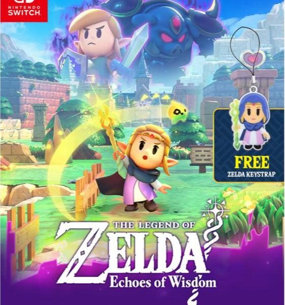 The Legend of Zelda: Echoes of Wisdom For Nintendo Switch with Free Zelda Key strap