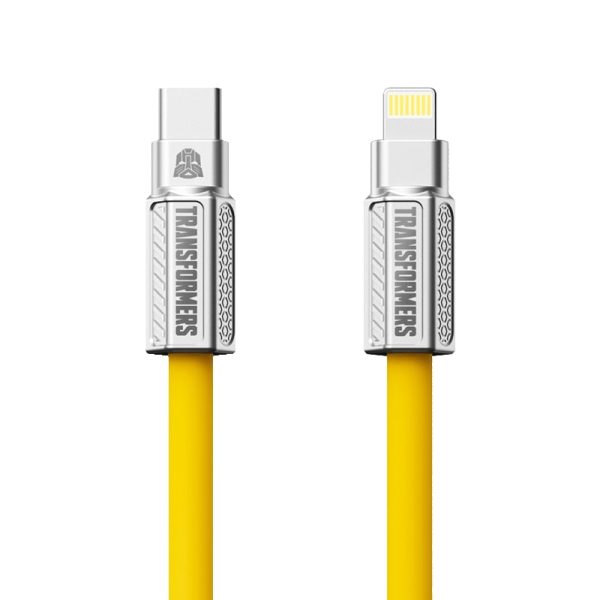 Transformers TF-A07 Bumblebee PD fast charging cable type C to Lighting Yellow