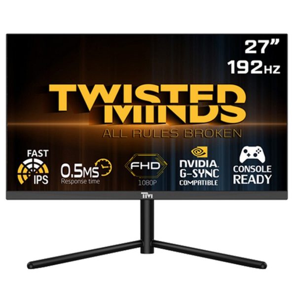 Twisted Minds 27'' FHD Fast IPS,192Hz, 0.5ms, HDMI 2.1, HDR Gaming Monitor - Black