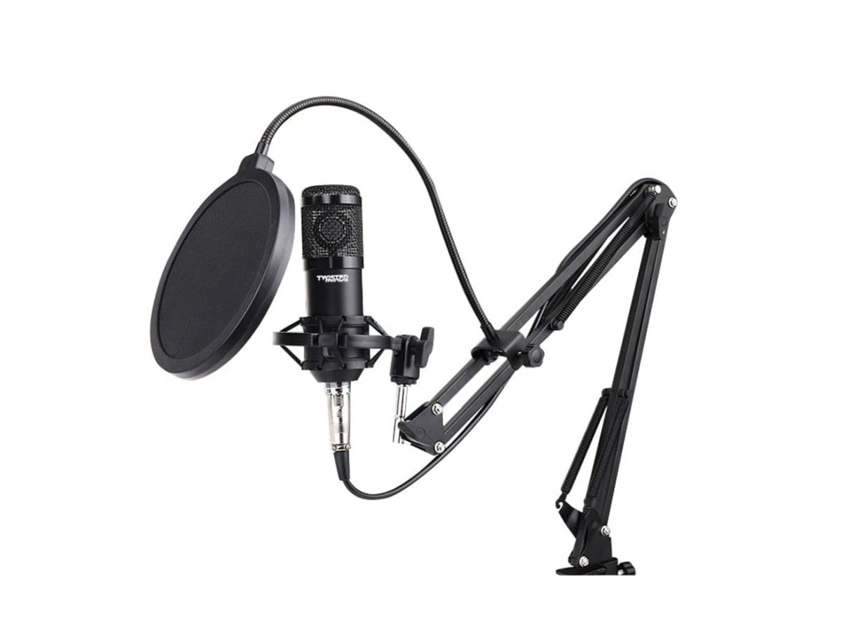 Twisted Minds W104 Professional Gaming USB Condenser Microphone - Black