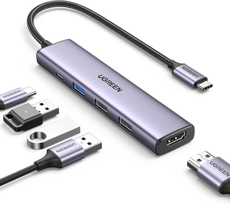 Ugreen 5-in-1 USB-C Hub (100W PD, 4K@30Hz HDMI) Model CM478 15495