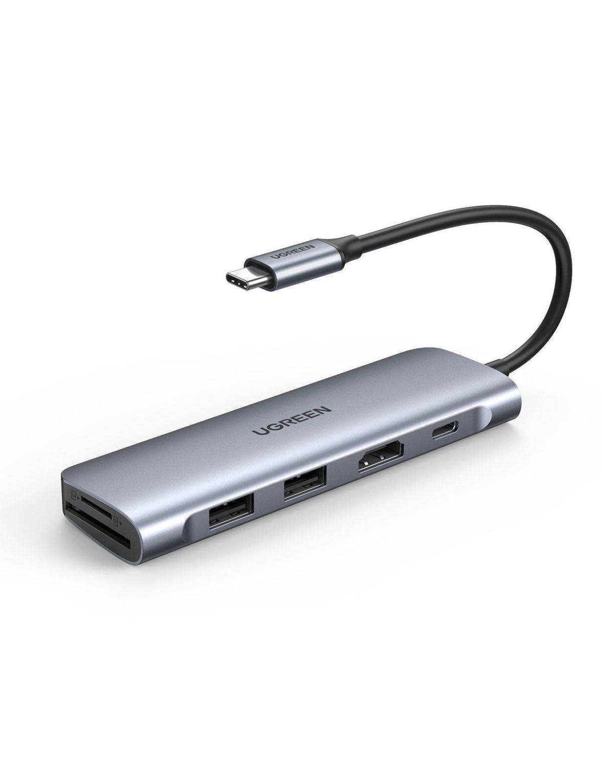 UGREEN 6-in-1 USB C PD Adapter with 4K HDMI Hub - 70411 CM195