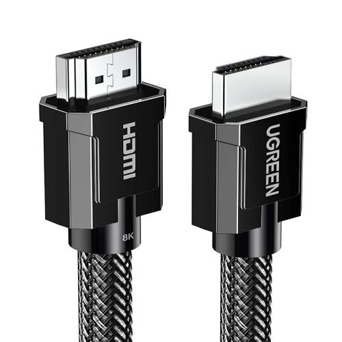 UGREEN 8K HDMI M/M Round Cable with Braided 2m - Gray