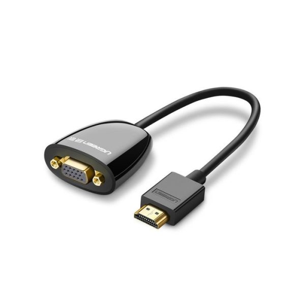 UGREEN HDMI to VGA Converter without Audio (Black) 40253-MM105
