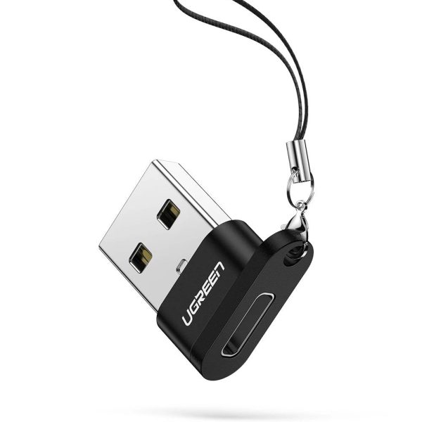 UGREEN USB A Male to USB-C Female Adapter (Black) 50568-US280