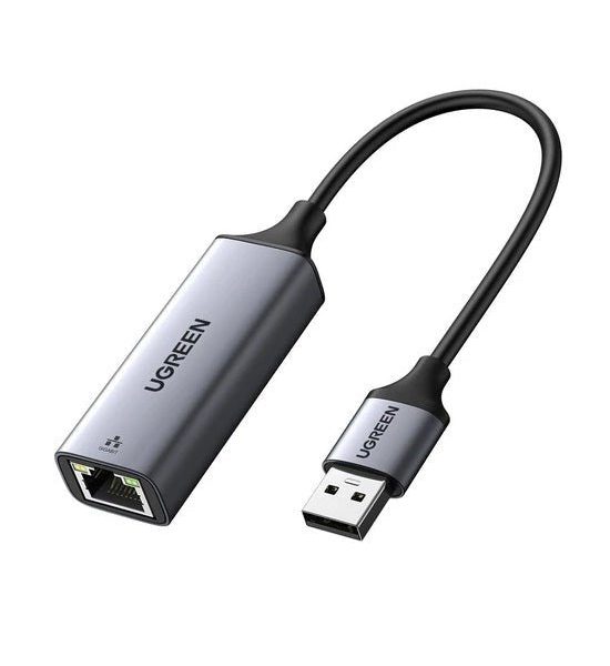 UGREEN USB to RJ45 Ethernet Adapter Aluminum Case (Space Gray) 50922-CM209