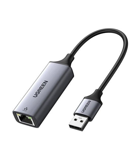UGREEN USB to RJ45 Ethernet Adapter Aluminum Case (Space Gray) 50922-CM209