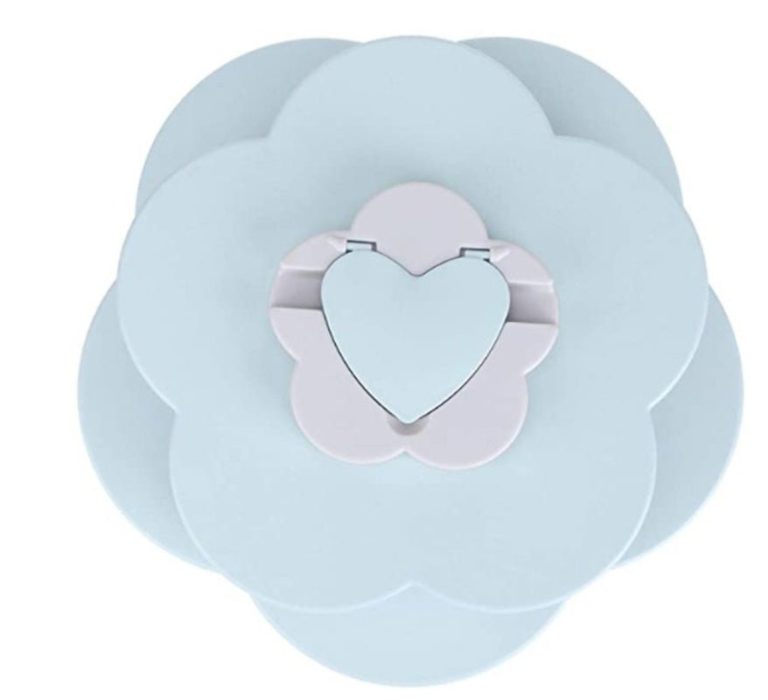 Unique Petal Design Storage Box & Serving Tray with 10 Grids for Dry Fruits and Candies