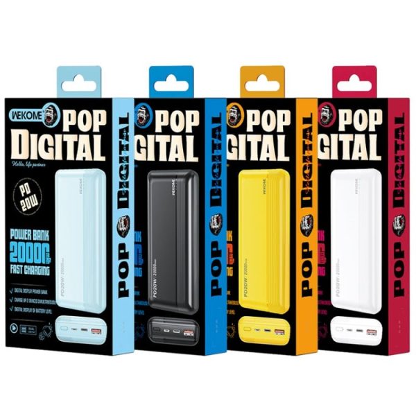 WEKOME WP-04 Tidal Energy Series 20000mAh 20W Fast Charge Power Bank