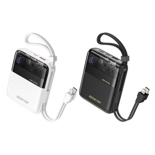 Wekome WP-309 10000mAh 22.5W Super Fast Charge Power Bank with Cable