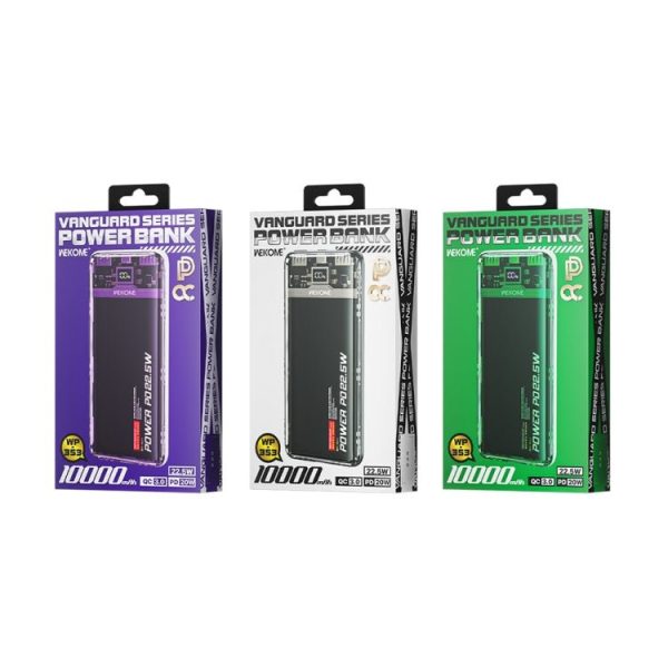 Wekome WP-343 10000mAh Pioneer 2 Generation Transparent Fast Charge Power Bank