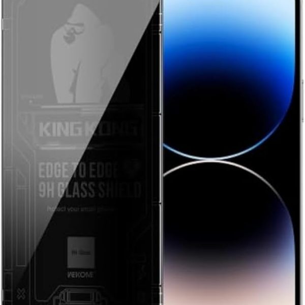 WEKOME WTP-067 Vacha Series Kingkong Screen Protector (PRIVACY) - Black for Iphone 15 Pro