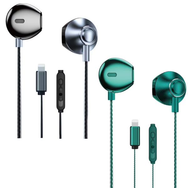 WEKOME YB08 Black Series - HiFi Lightning wired headphones