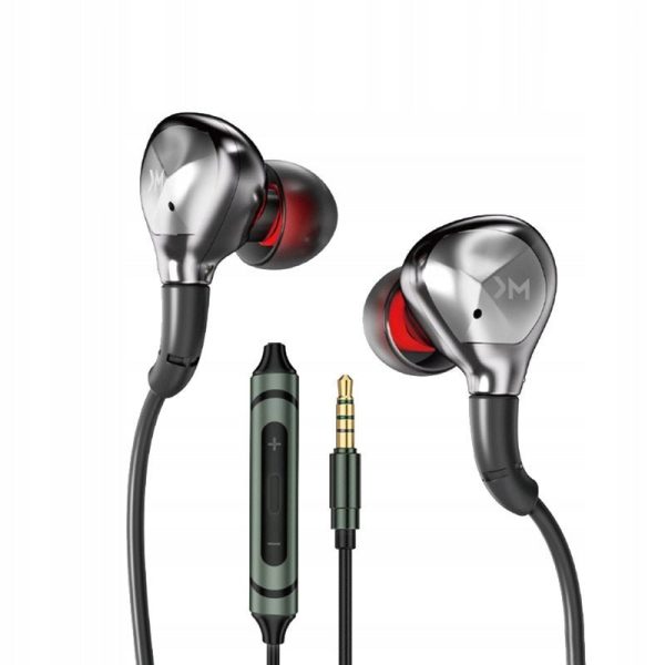 WEKOME YC06 Blackin Series - HiFi Wired Headphones Jack 3.5mm - Black