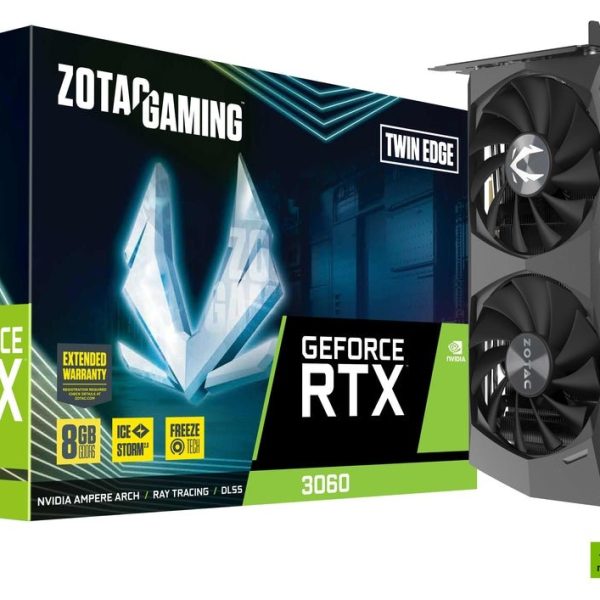 ZOTAC GAMING GeForce RTX 3060 8GB Twin Edge 8GB GDDR6 128 bit